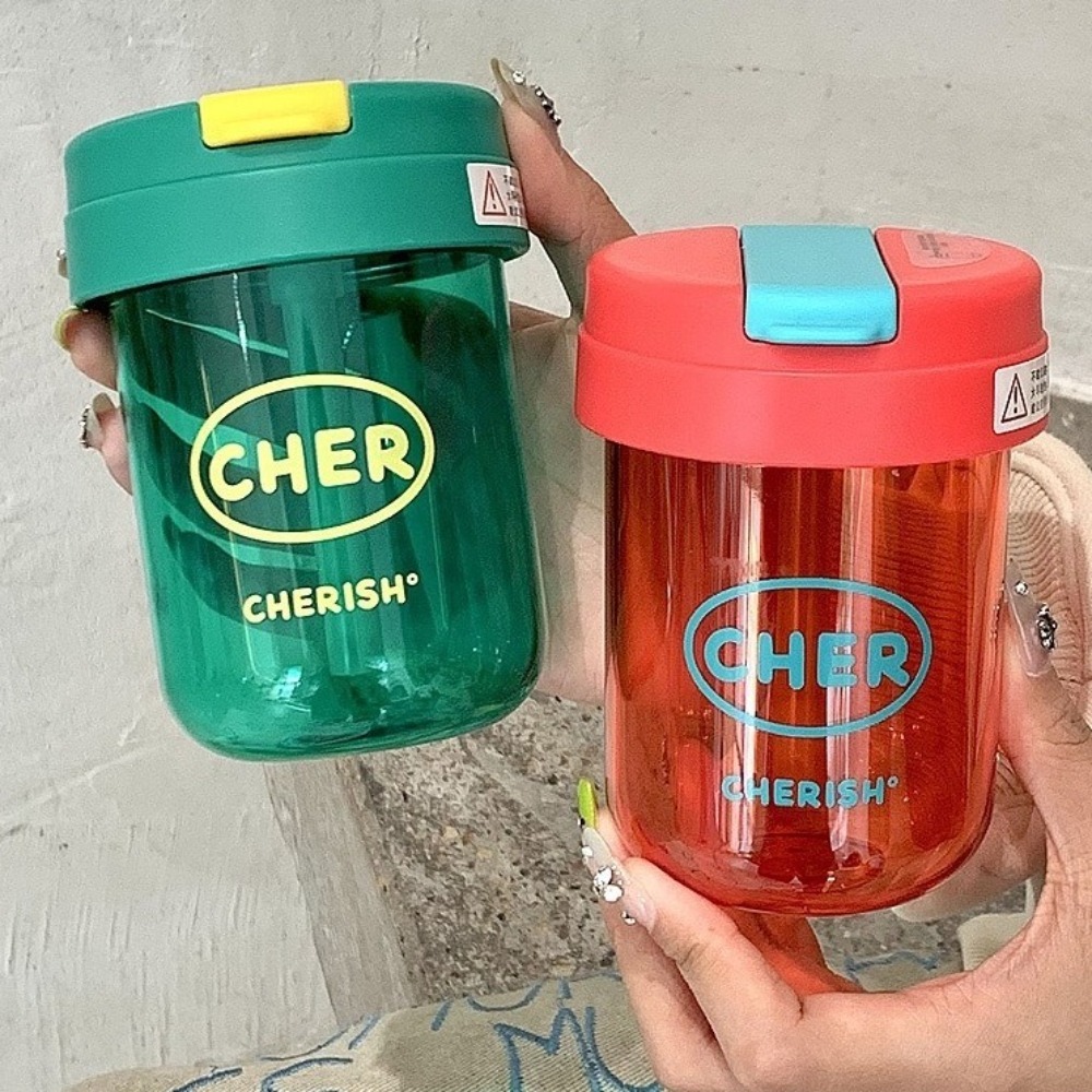 Cartoon 300mL Straw Cup Plasti - Coffee Equipment Eu 评论和价格
