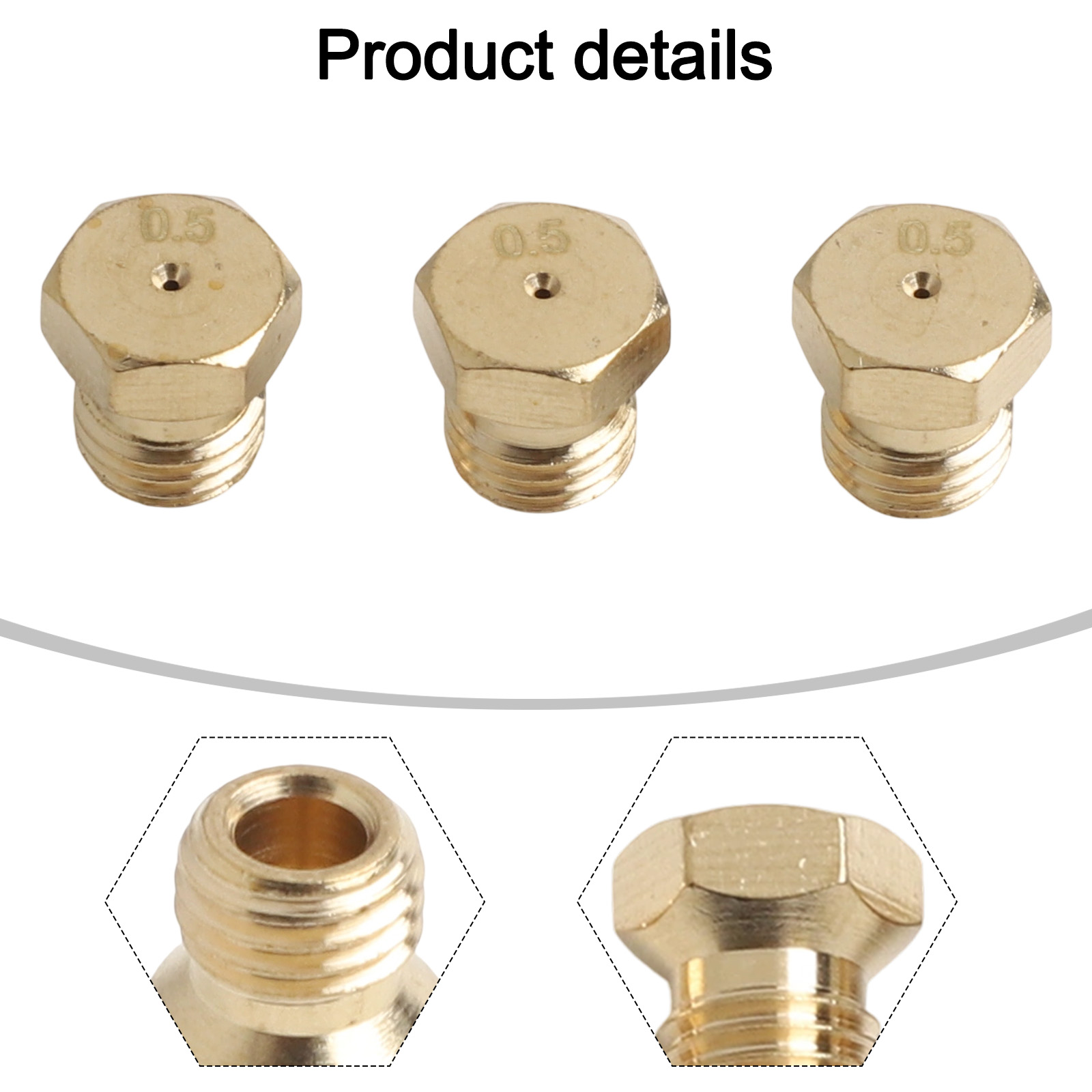 20pcs/set Burner Nozzle 0.5mm  - Steam Wand Tip 评论和价格