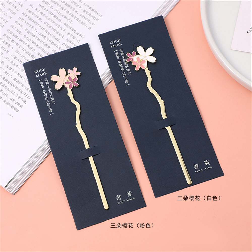 Metal Sakura Bookmark Creative - Coffee Shop Equipment 评论和价格