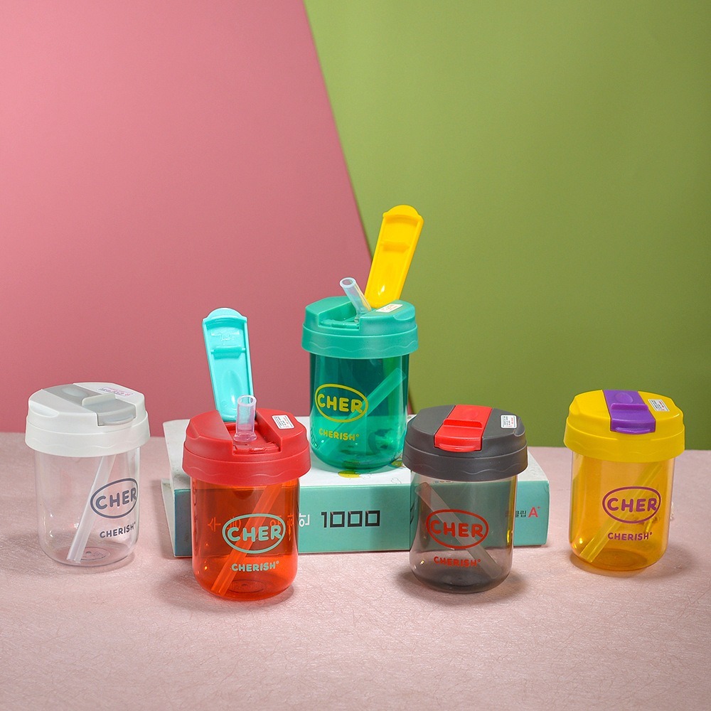 Cartoon 300mL Straw Cup Plasti - Coffee Equipment Eu 评论和价格