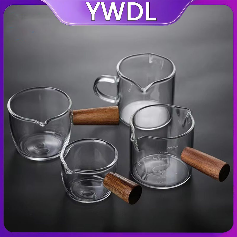 50-250ml Wood Handle Glass Esp - Coffee Shop Equipment 评论和价格