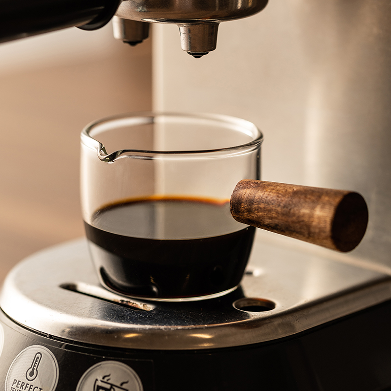 50-250ml Wood Handle Glass Esp - Coffee Shop Equipment 评论和价格