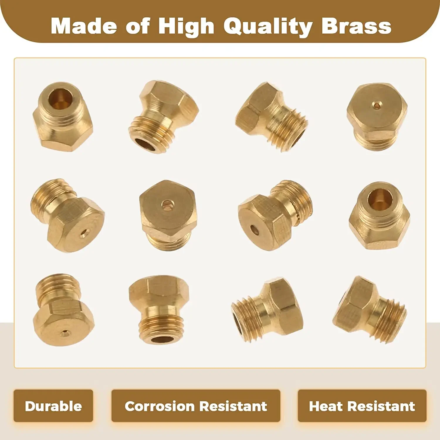 36pcs/1box Solid Brass LP Gas  - Steam Wand Tip 评论和价格