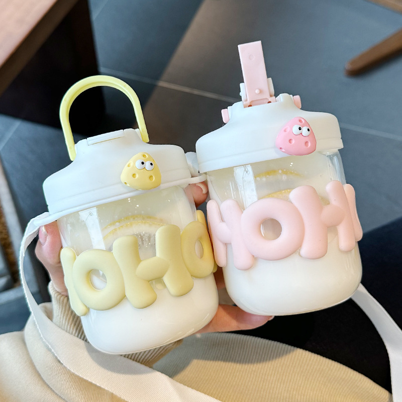 400ML Cute Girl Transparent Gl - Coffee Equipment Eu 评论和价格